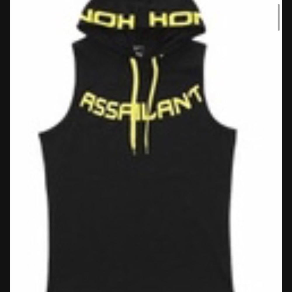 Sleeveless hoody